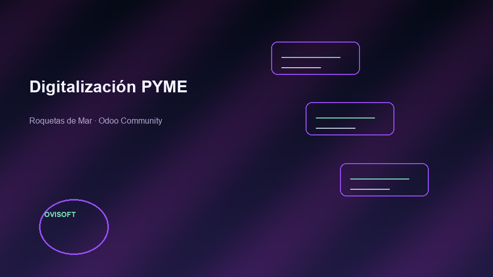 Oficina moderna de PYME española digitalizada